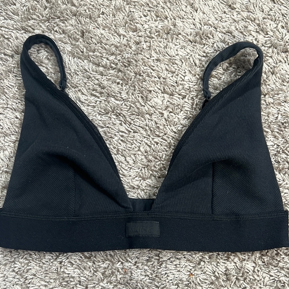 SKIMS Black Triangle Bralette